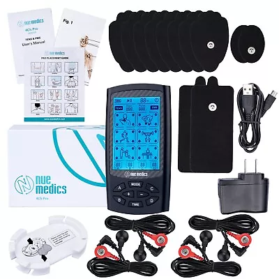 Tens Unit Muscle Stimulator 4 Independents Channels Electro Pain Relief Therapy • $37.99