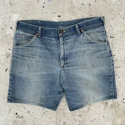 Vintage Lee Riders Cut Off Shorts Distressed Faded Men’s 36” • $27