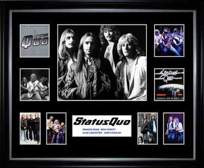 $89 • Buy Status Quo Signed Framed Memorabilia
