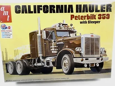 Peterbilt 359 W/sleeper Conventional Semi-truck Cab 1/25 Amt Model • $41.99