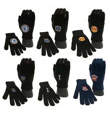 Football Gloves Crest Unisex OFFICIAL Christmas Xmas Father's Day Birthday Gift • £8.95