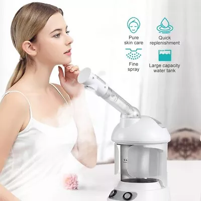 Vapour Ozone Vaporizador Facial Steamer Face Skin Care Steam Relax Moisturizer • $85.67