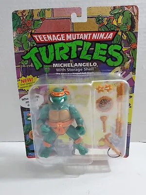 TMNT Teenage Mutant Ninja Turtles Michelangelo  Playmates Action Figure 2022 • $12.62