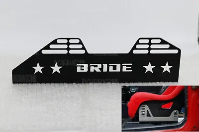 $48.99 • Buy 2 Pcs Bride Black Universal Racing Car Vehicle Bucket Seat Side Mounts Brackets