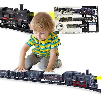 Kids Play Classic Train Game Sound & Light Durable & Safe Exciting Train Track • £14.99