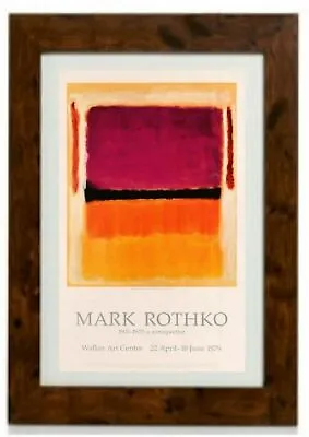 *Larger Size* Mark Rothko 1979 Exhibition Poster Framed Print • £39.64