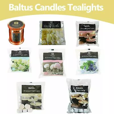 Scented Tea Light Candles With 8 Hours Burning Time Variety Of Scents • £7.99