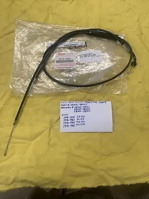 Nos Suzuki Throttle Cable(58300-48402) 1978-81 Ds100 ds125 Ts100 Ts125 Ahrma • $29.99