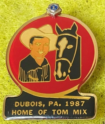 $3.95 • Buy Tom Mix 1987 Dubois, Pa Lions Club Pin