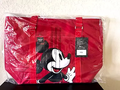 Disney MICKEY MOUSE Extra Large Red Insulated Cooler Tote BRAND NEW 23  • $29.99