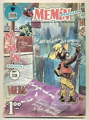 MEMIN PINGUIN #339 Huellas Mexican Comic 1970 • $10