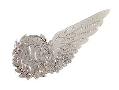 £8.25 • Buy Air Gunner Royal Air Force RAF MOD Single Wing Nickel Pin Badge / Brevet
