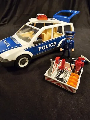 Playmobil 6920 City Action Police Car (Lights & Sound) - Complete + 1 Extra Man • £6