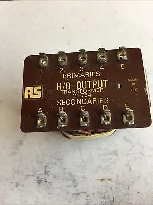 $750 • Buy 1970 Radio Spares Heavy Duty 15 Watt Output Transformer Working Nos Original