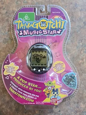 $650 • Buy TAMAGOTCHI Music Star Digital Virtual Pet V6 Black Bandai WiZ2004-2008 Sealed