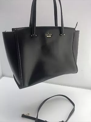 Kate Spade Hayden Jackson Street Leather Satchel Black • $59.78