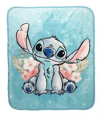 $29.99 • Buy Disney Lilo & Stitch Watercolor Sketch Throw Blanket