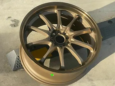 4 PCs RAYS CE28 STYLE ALLOY WHEELS 18X8.5 38P 5X100 5X114.3 SAND BRONZE+BRZ LIP • $1249.99