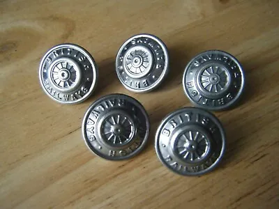 5 Vintage British Railway Buttons Gaunt • £3.99