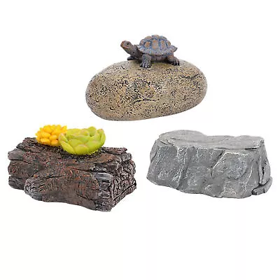 Realistic Resin Rock Spare Key Hider Outdoor Rock Hide A Key Garden Decor • $17.90