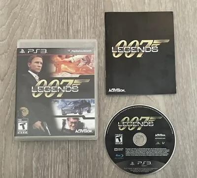 007 Legends Sony PlayStation 3 2012 With Manual • £6.29