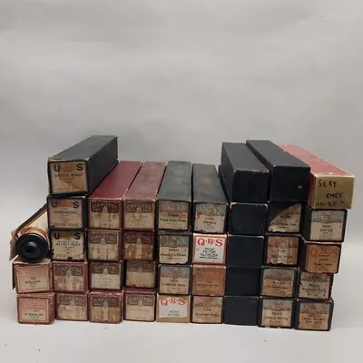 QRS Capitol US & Victor Player Piano Rolls Word Polish. Some Polkas. Lot Of 39 • $56