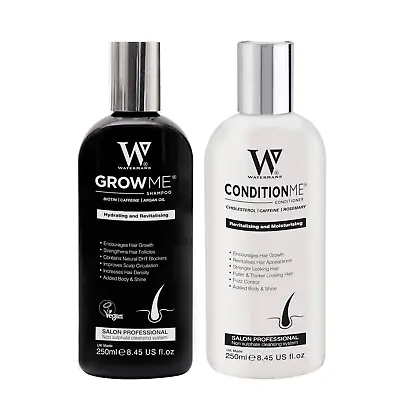 £27 • Buy Watermans Shampoo & Conditioner - Hair Growth Shampoo & Conditioner Set