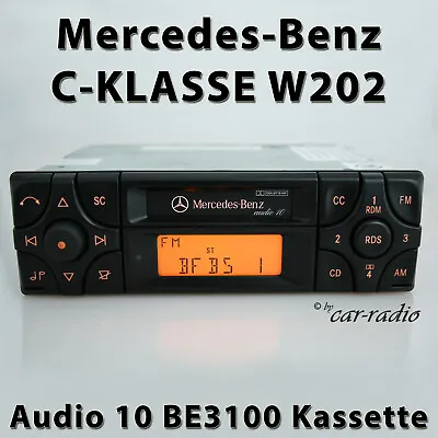 Genuine Mercedes W202 Radio Audio 10 BE3100 Becker Cassette Radio S202 C-Class • $212.33