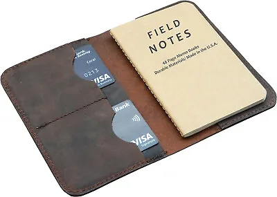 Calyx Leather Journal Field Notes Moleskine Leather Cover 3.5 X 5.5  Notebook • $19.95