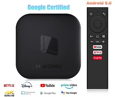 Hako Mini Google Certified Android 9.0 TV Box 2G 8G S905Y2 Dual WIF Media Player • $74.09