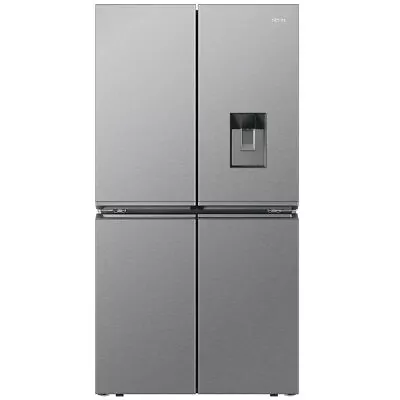 NEW Haier 623L Quad Door Refrigerator With Ice And Water Satina Silver HRF680YPS • $2140