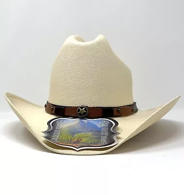 Summit Hats Kids Canvas Cream Cattleman Cowboy Hat Unisex • $36.95