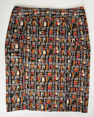 LADIES RETRO SKIRT By DARLING SIZE M 60’s STYLE PRINT FULLY LINED EXCELLENT • £14.99