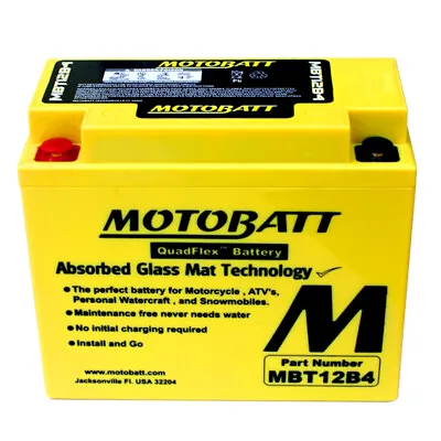 MotoBatt AGM Battery Fits Triumph 2009-12 Scrambler 865 2009-12 Speedmaster 865 • $81.99