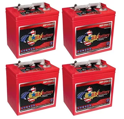 US Battery US145 T145 6 Volt 250 AH Deep Cycle Battery - 4 Pack • $1255.55