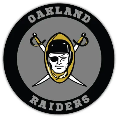 Oakland Raiders NFL Football Logo Sport Car Bumper Sticker Decal  SIZES  • $3.75