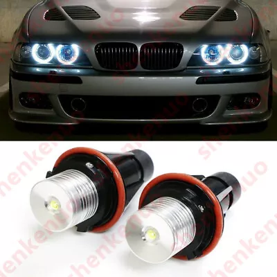 Angel Eyes 7000K 20W LED Halo Ring Marker Bulbs For BMW X5 E39 E60 E63 E61 2pc • $16.89