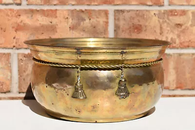 Vintage Hammered Brass Or Copper Cauldron/bowl/planter • $25