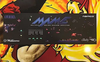 Mame Arcade Marquee Classics Multicade Emulator Translight Header Sign Backlit • $29