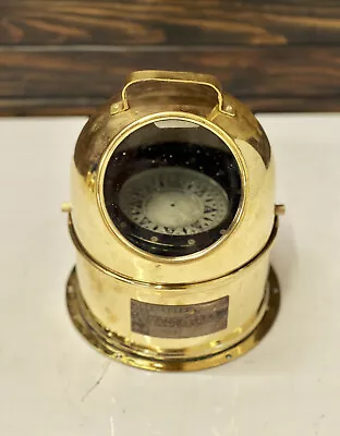 Industrial Sale Antique Brass Ship Old Vintage Direction Boat Compass • $284.02