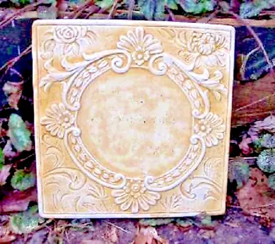 Fancy Tile Mold Plaster Concrete Cement Casting Reusable Mould  8  X 8  X 1/2  • $23