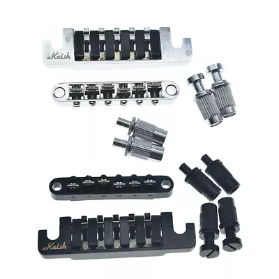 LP Roller Saddle Tune-o-matic Bridge TP-6 Vintage Stopbar Tailpiece For Epiphone • $36.99