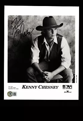 Kenny Chesney Signed Photo 8x10 Beckett Authenticated Coa • $124.99