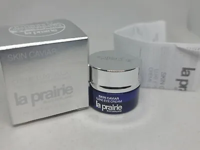 La Prairie Skin Caviar Luxe Eye Cream 0.1oz / 3ml Deluxe NIB • $32