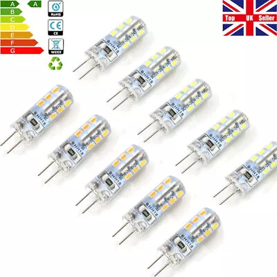 10pcs G4 LED HalogenBulbs 1.5W Capsule Replace Bulb SMD Corn Bulb DC 12V UK • £2.69