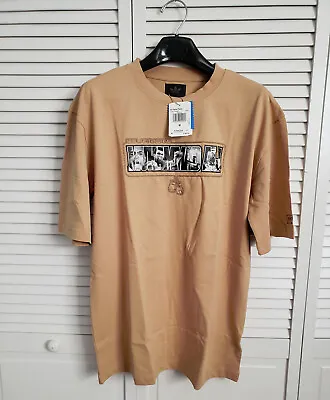 $60 • Buy Adidas Muhammad Ali Beige T TEE Shirt Size M Medium Brand New With Tags