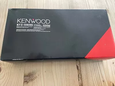 Kenwood Kfc-1069s 2 Way Car  Speakers 100w 4 Ohms Impedance • £28