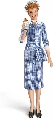 NEW Ashton Drake Talking I Love Lucy Porcelain Doll 100th Anniversary • $125