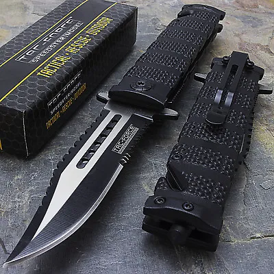 8.5  TAC FORCE SPRING ASSISTED TACTICAL FOLDING POCKET KNIFE EDC Open • $9.95