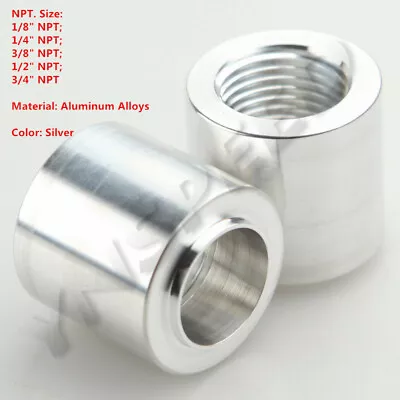 1/8  NPT 3/8  NPT 1/2  3/4  NPT Female Aluminum Weld On Bung Fitting Adapter • $4.50